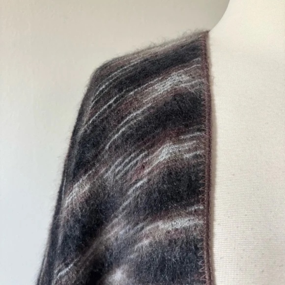 Missoni Reversible Wool Ruana Cape Shawl OS - Picture 4 of 6